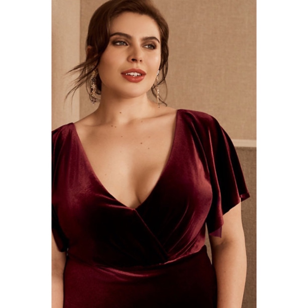 BHLDN Jenny Yoo Ellis Velvet Open Back Dress - Picture 6 of 13
